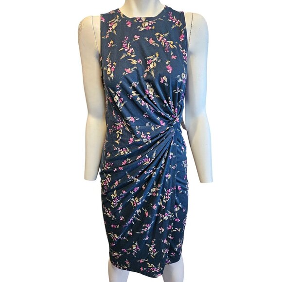 nine britton Dresses & Skirts - NWOT Nine Britton Floral Sleeveless Ruched Dress Women S Petite Casual Office